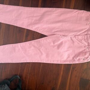 Crown & Ivy Pink High-Rise Skinny Crop Jeans